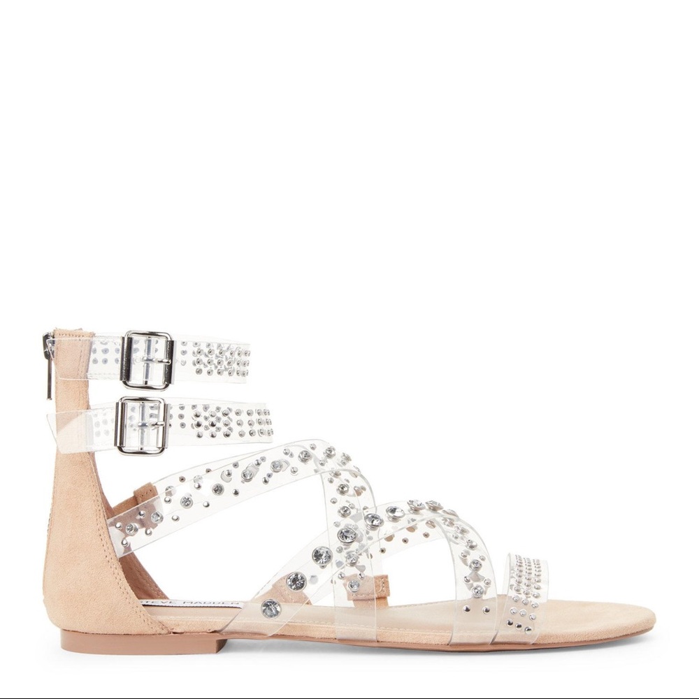 Studded Clear Jelly Gladiators - Picture 3 of 4